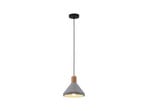 Caisy Round Lámpara Colgante Concrete/Wood - Lindby