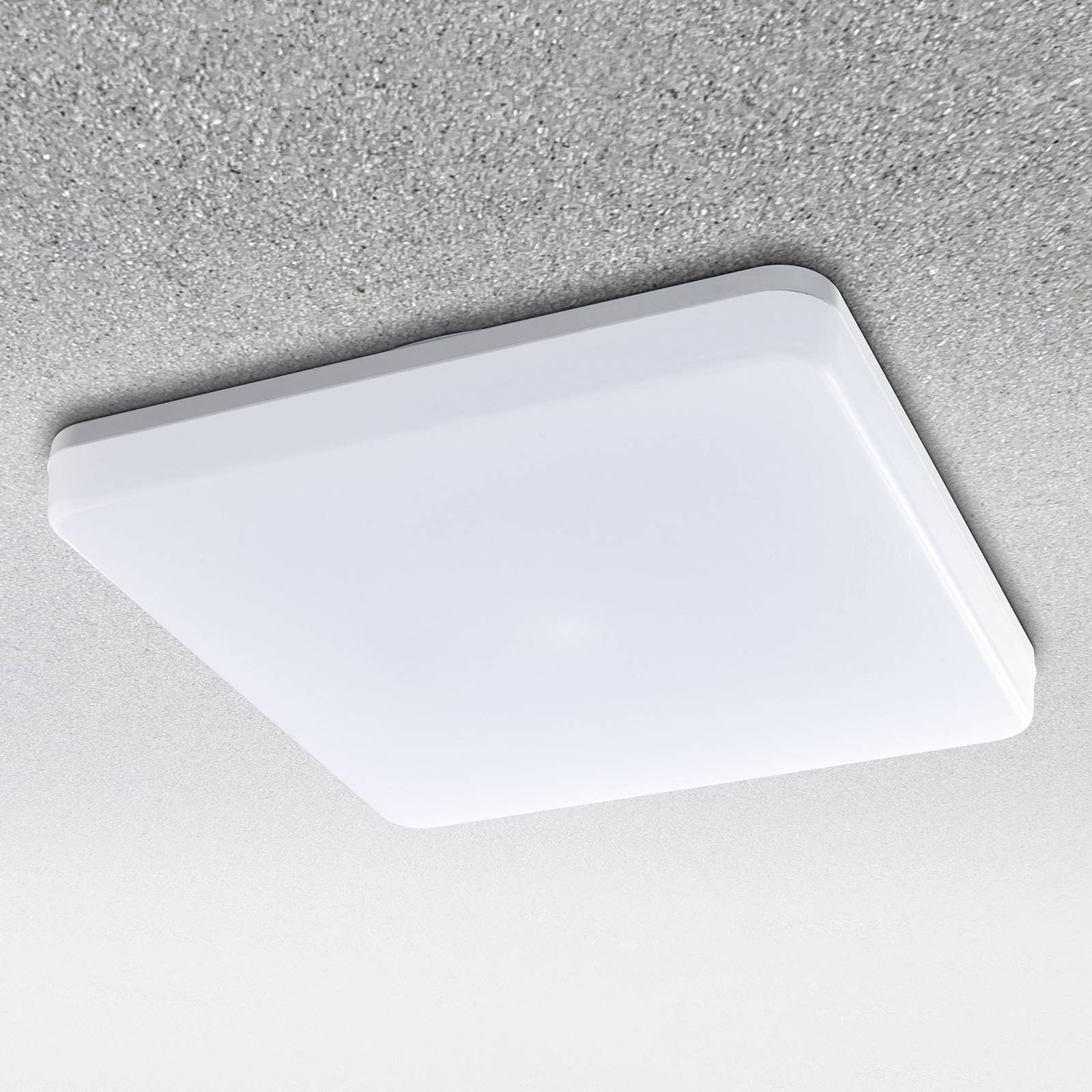 LED sensor plafondlamp Pronto, 33x33cm