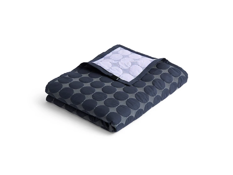 Produktfoto för HAY - Mega Dot / Large - Överkast - Midnight blue - L260 x W260 cm