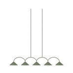 Curve 5 Pendelleuchte Grün - Globen Lighting