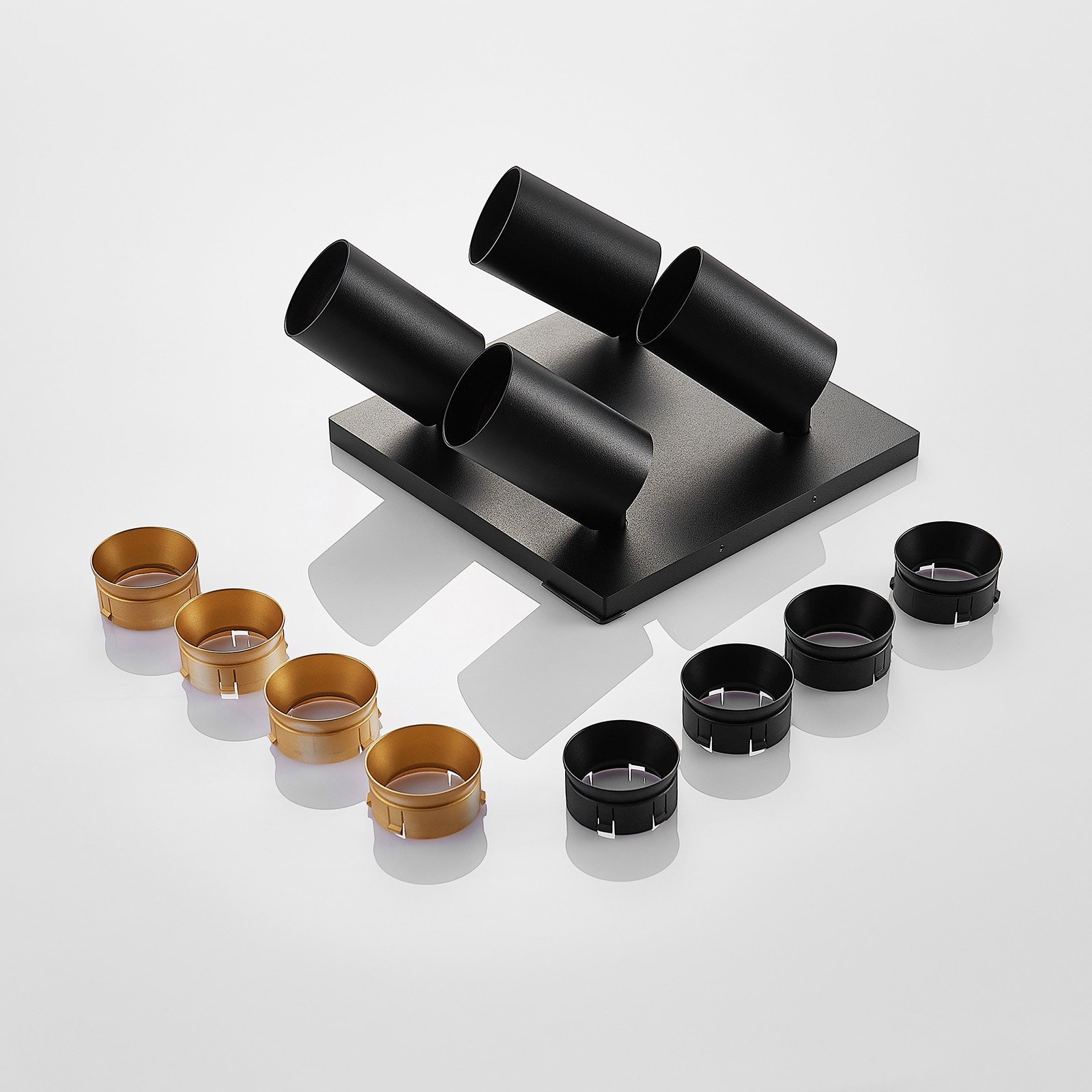 Brinja 4 Taklampe Black/Gold - Arcchio
