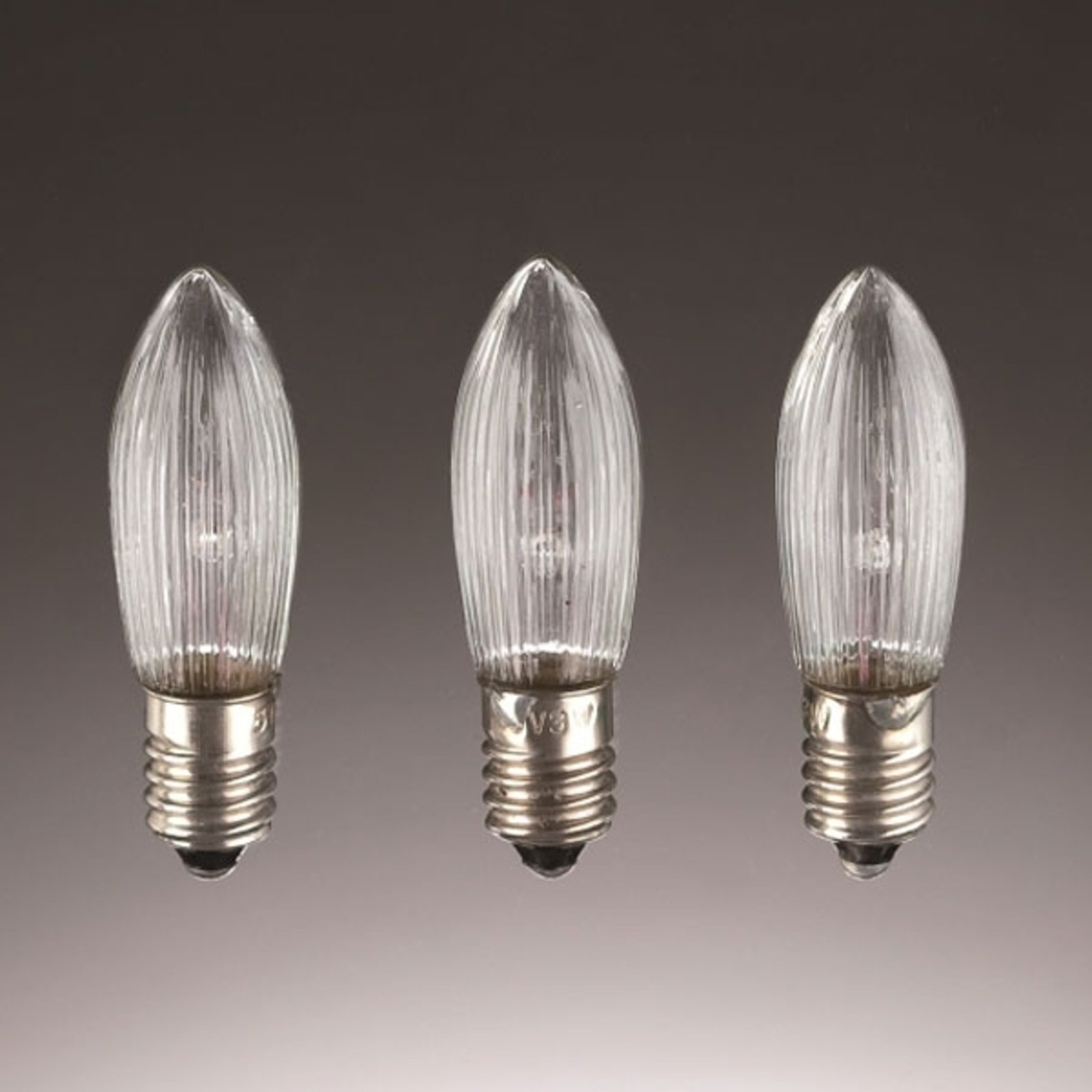 E10 3 W 48 V Spare Bulbs Pack Of 3 Candle Shape