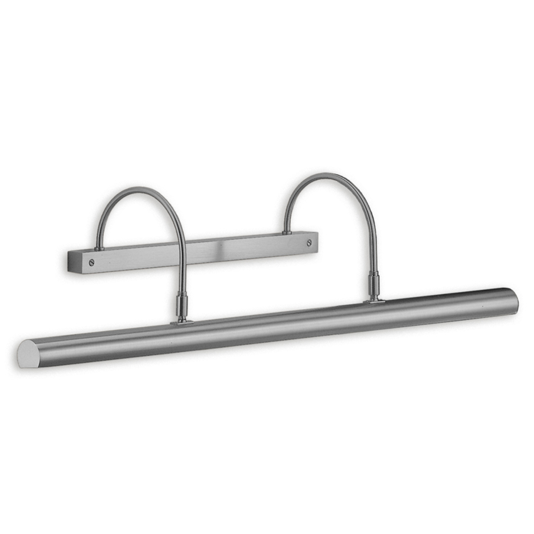 Knapstein Long picture light PICTURE matt nickel, for Living / Dining Room, brass, E14, 25 W, energy efficiency: A++, L: 80 cm