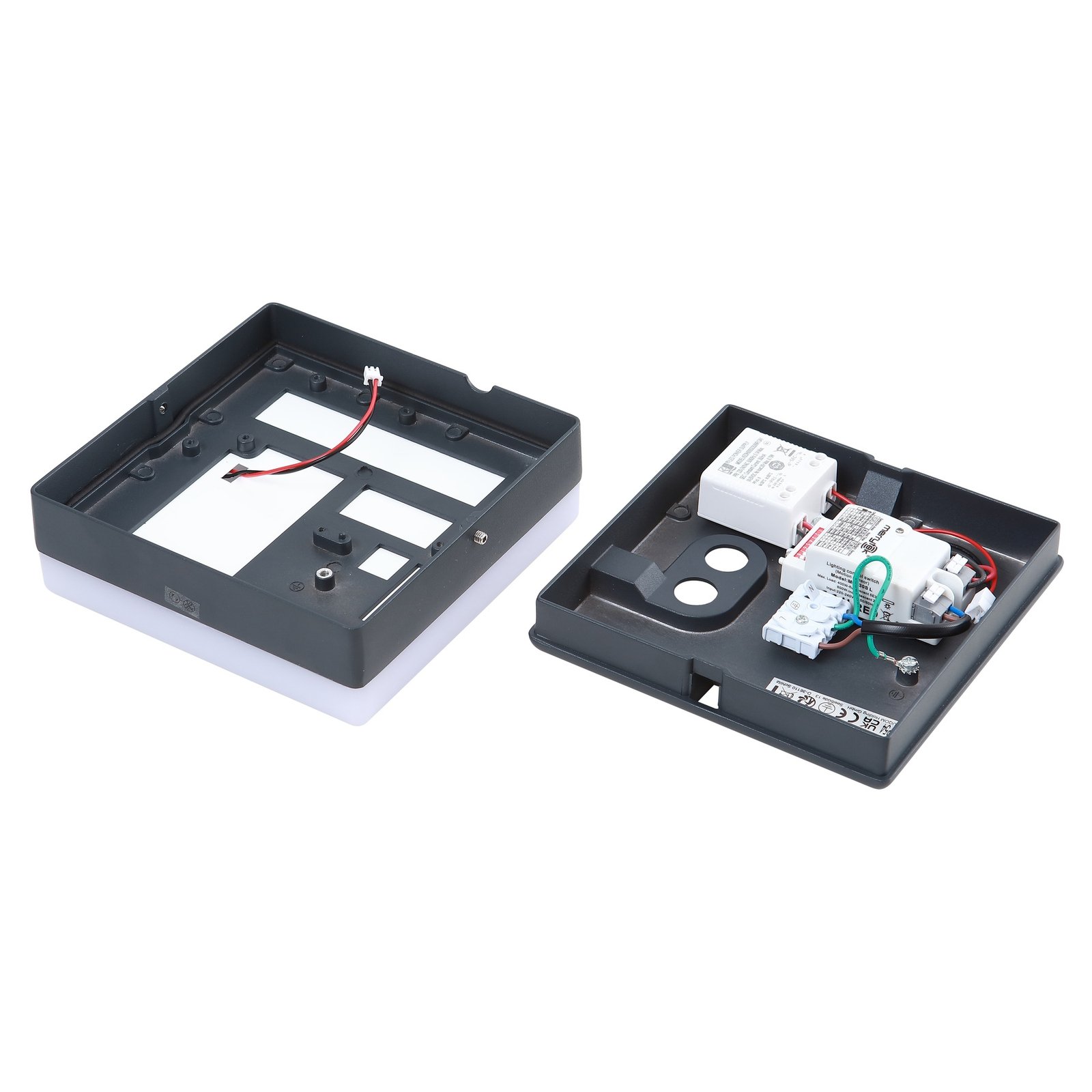 Thilo LED Venkovní Stropní Lampa s Sensor Grey - Lucande
