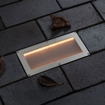 Paulmann LED solárna podlahová svietidlo Sorea, železná verzia, dĺžka 20 cm,