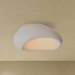Taklampa 23341, vit, 87 x 65 cm, glasfiber, E27