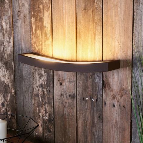 LED-Wandleuchte Dolce in Rostoptik, Breite 50 cm