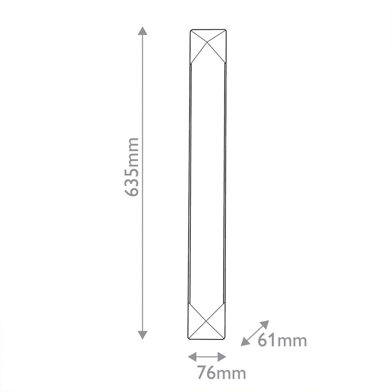LED-Wandlampe CAESAR, altmessing, Höhe 64 cm Metall/Alabster günstig online kaufen
