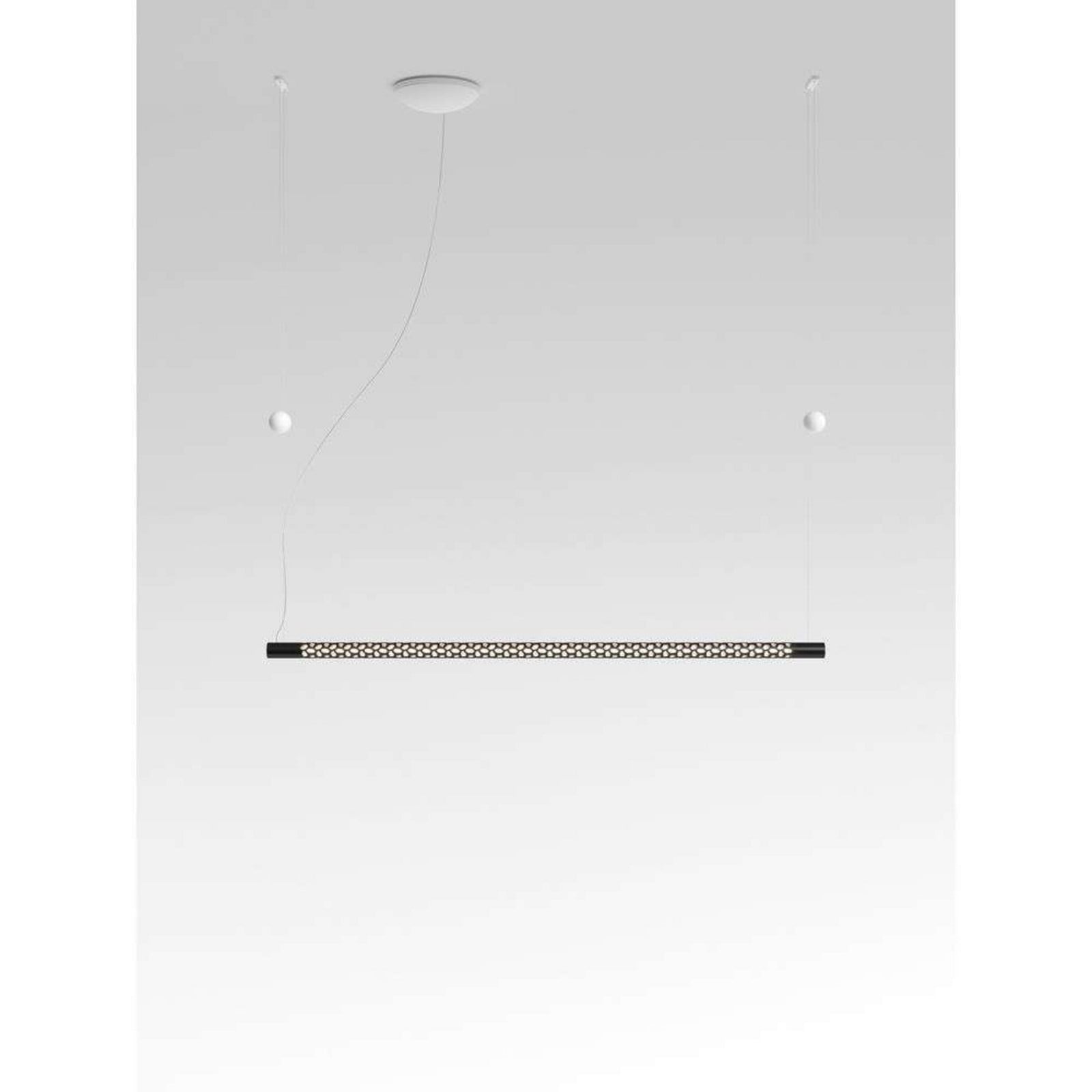 Squiggle H8 Pendel 3000K Matt Black Rotaliana - Metal