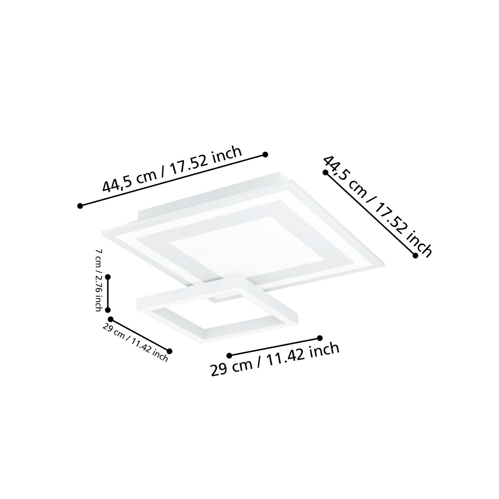 EGLO connect Savatarila-Z LED лампа за таван бяла EGLO connect Savatarila-Z LED лампа за таван бяла