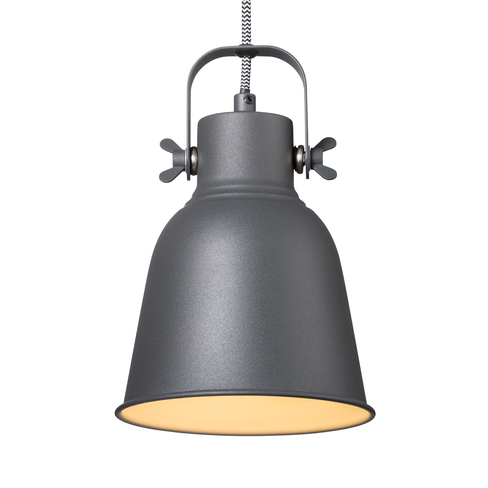 Adrian pendant light with metal shade