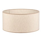 Lampenschirm Roller, beige, Jute, Ø 50cm, Höhe 24cm