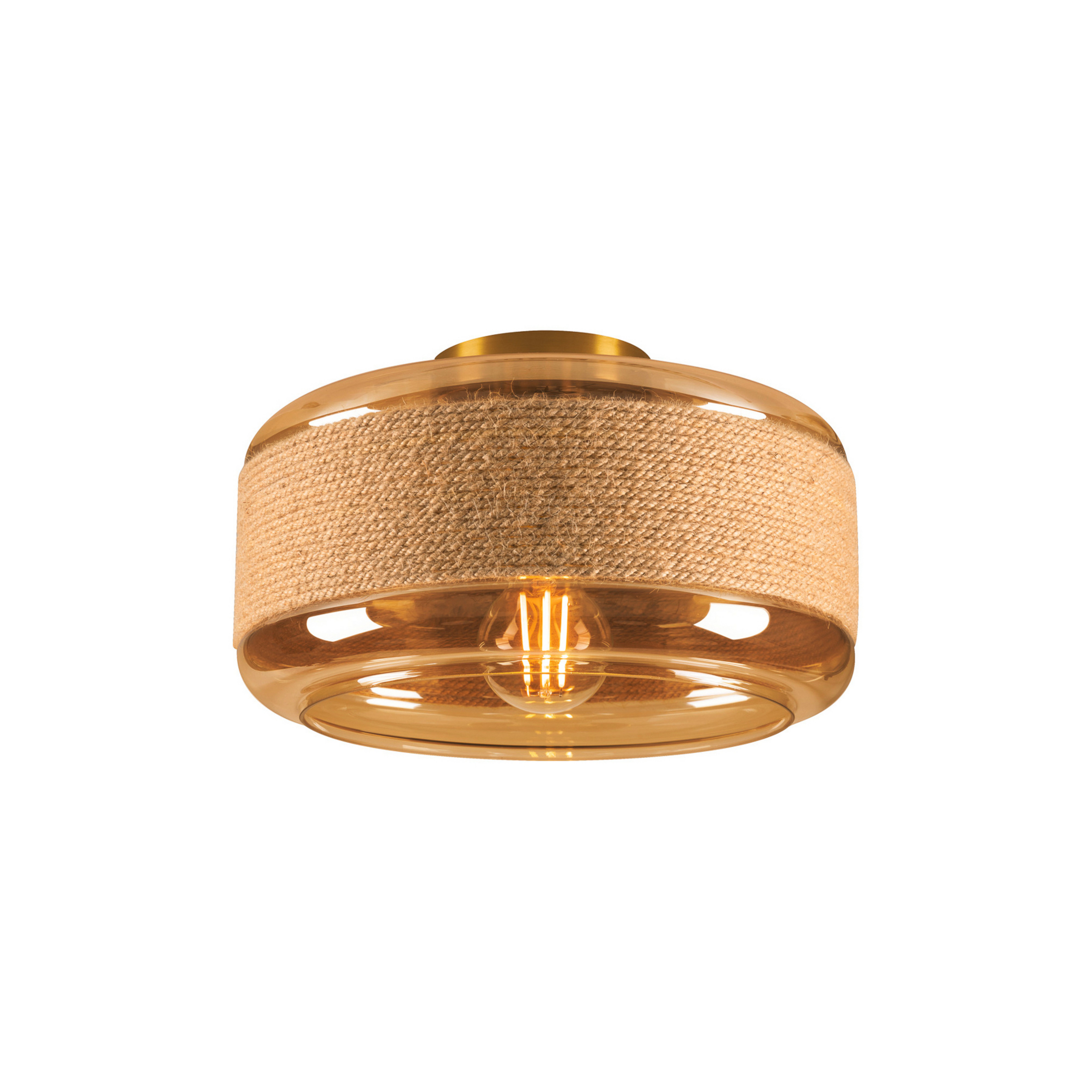 Pantilo Rope 27 Wand-/Deckenleuchte Gold - SLV