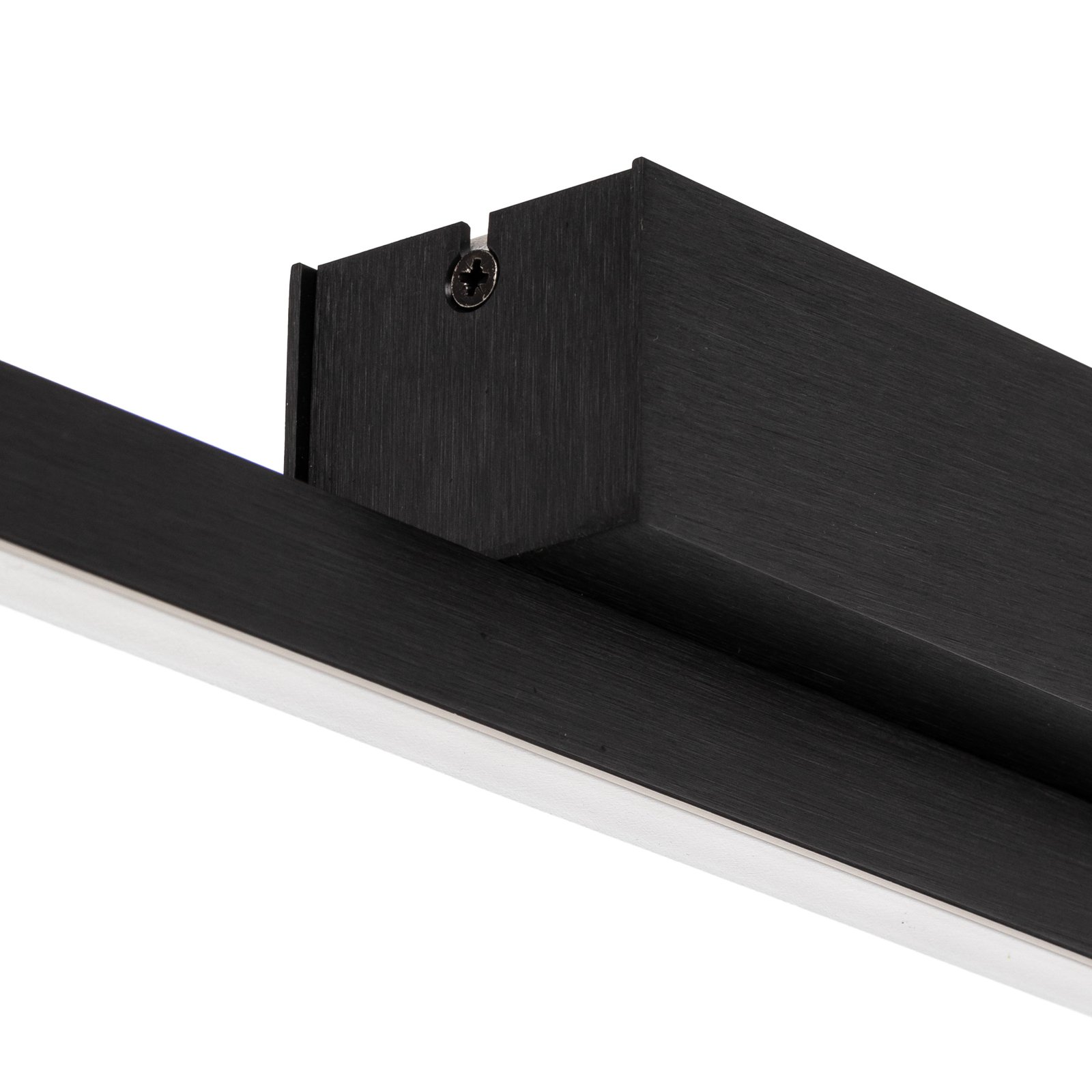 "Quitani Talon" LED lubų šviestuvas, juodas anoduotas