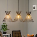 Lampa żyrandol Kirpi 3088 3-punktowa liniowa czarna