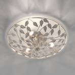 Arion ceiling light, cream/gold patinated, Ø 63 cm, steel