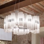 Slamp La Lollo L LED hanging lamp, Ø 80 cm, white