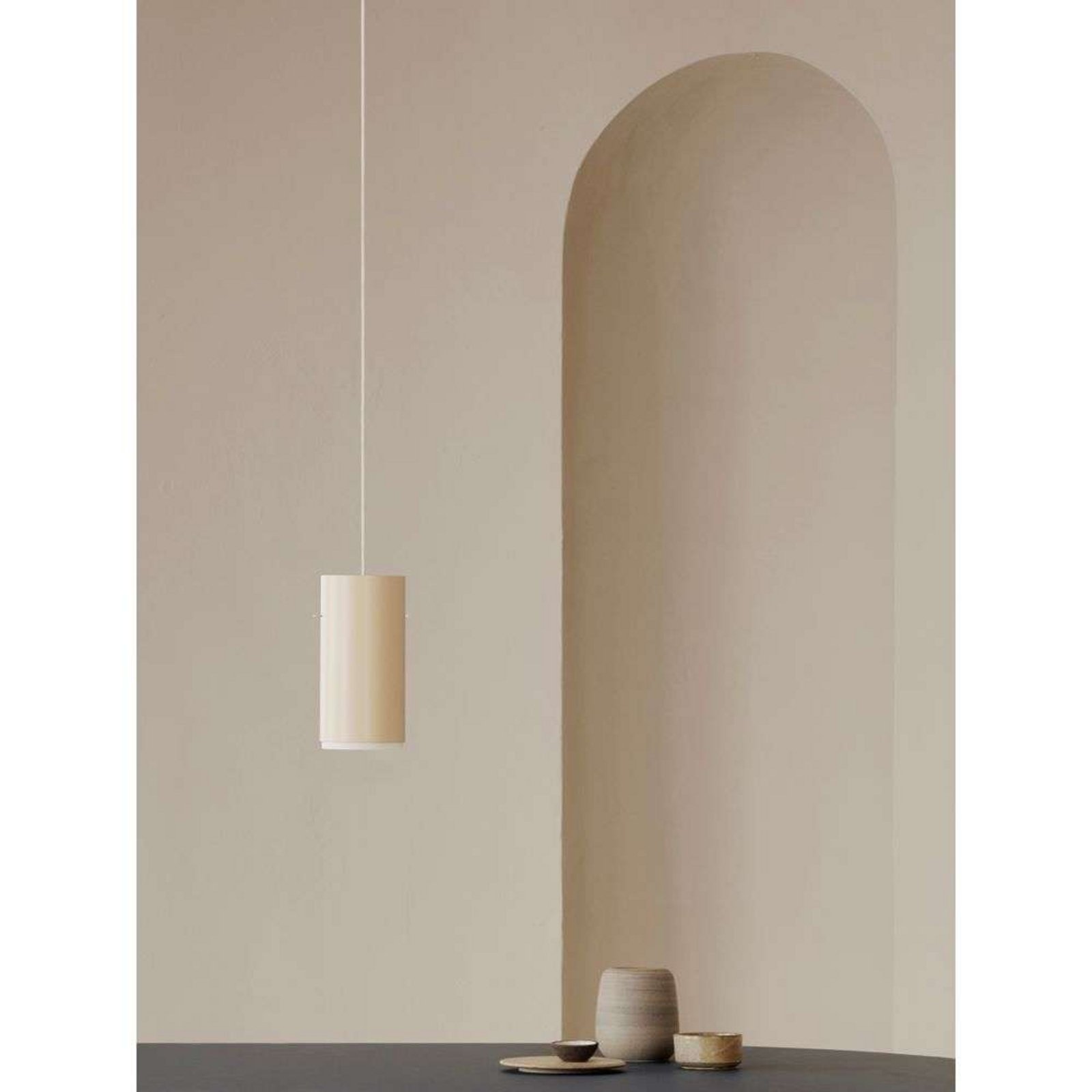 Tube Pendant Large Beige - Moebe