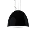 Artemide Nur Mini Gloss candeeiro suspenso preto