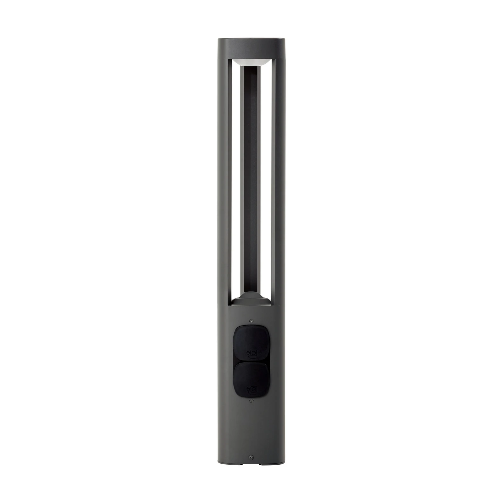 Lucande LED φωτιστικό διαδρόμου Pirron, ύψος 80 cm, πρίζα, IP54