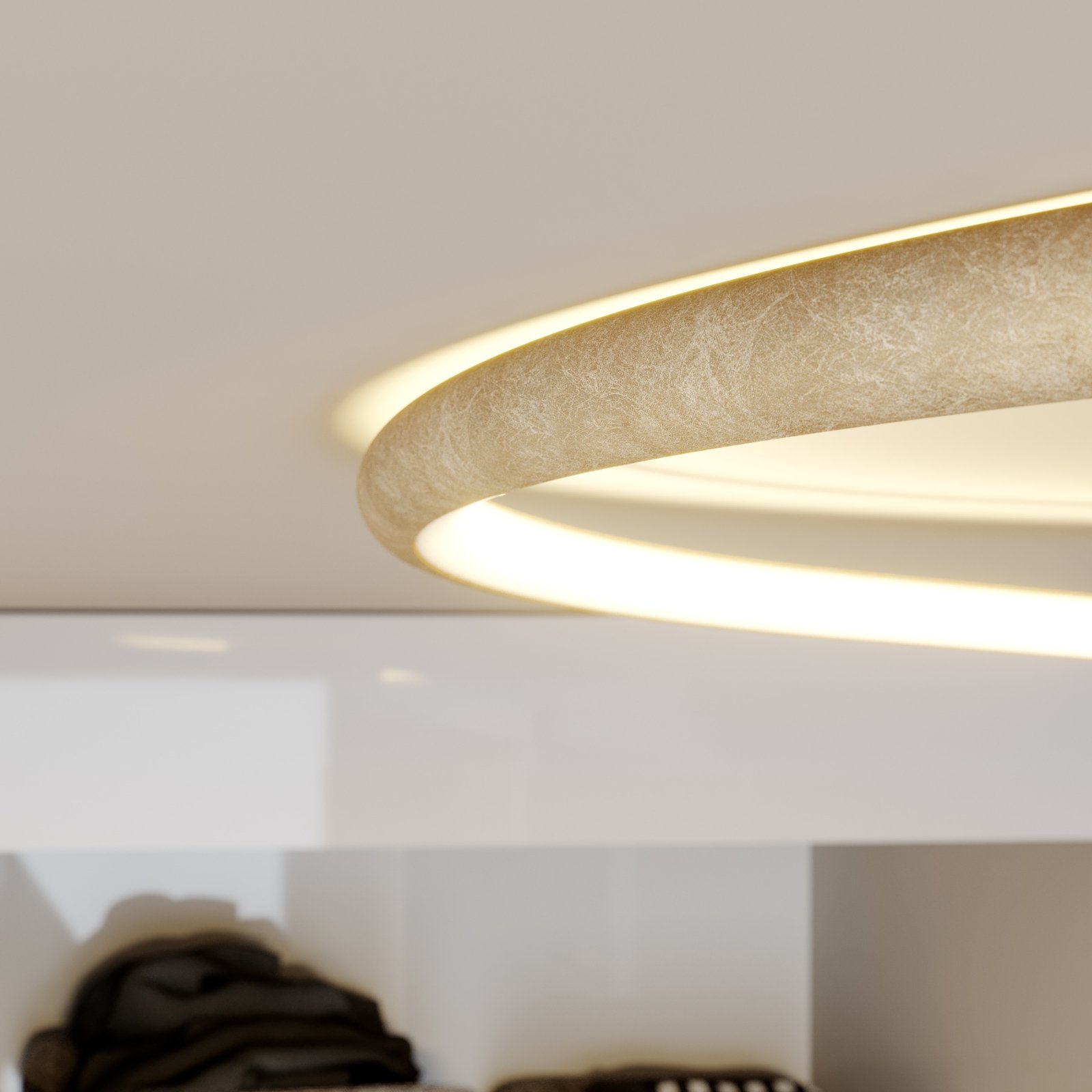 Joline LED Lámpara de Techo Ø45 Gold - Lindby