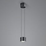 Candeeiro suspenso BANKAMP Impulse Flex LED 1fl. preto