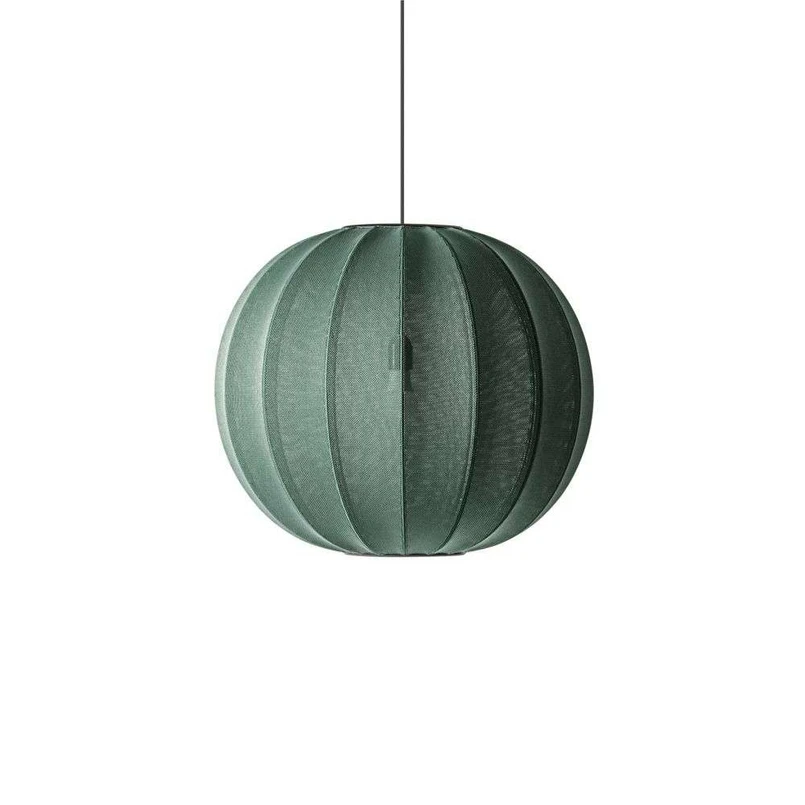 Made By Hand – Knit-Wit 60 Round Taklampa Tweed Green