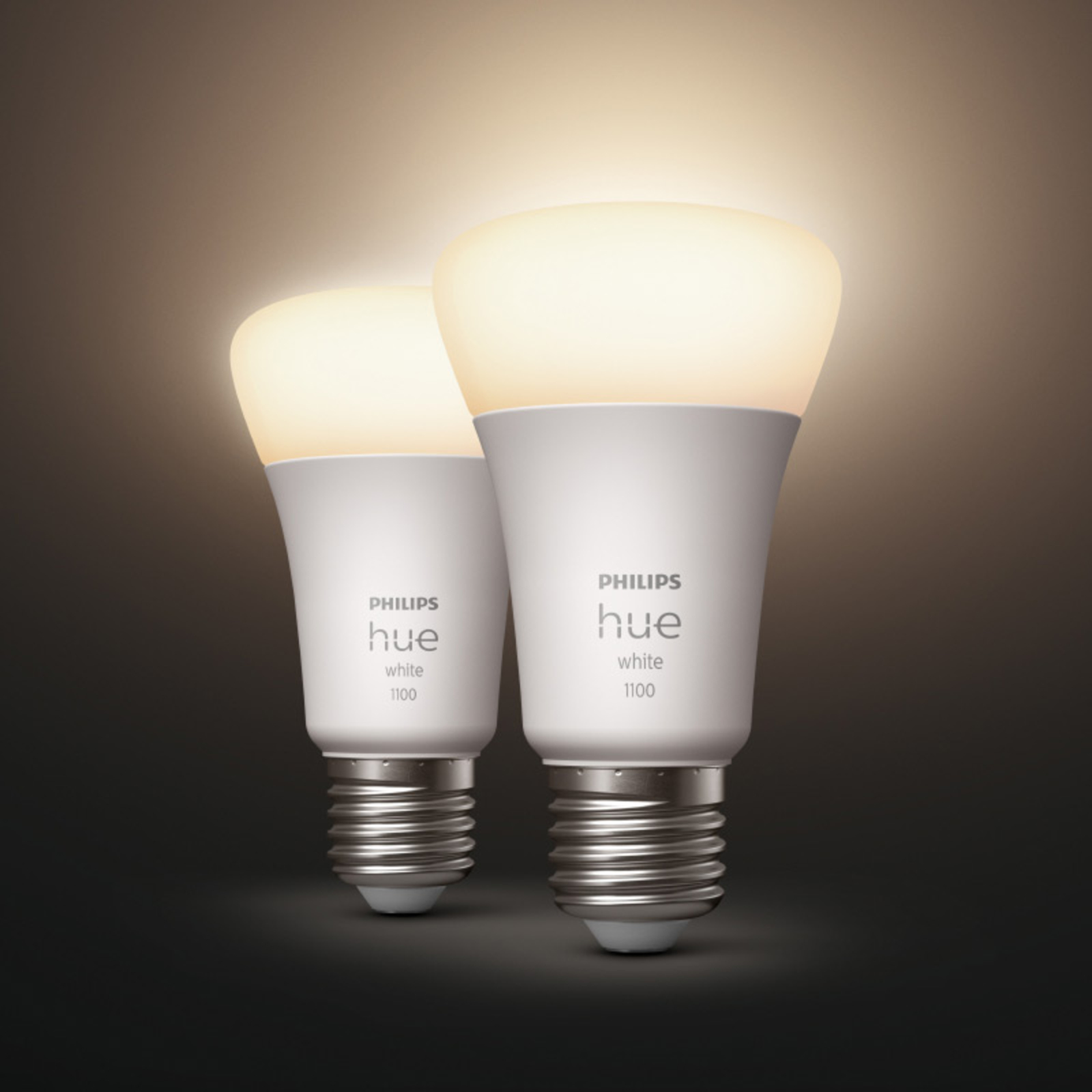 Philips Hue White 9,5W 1055lm E27 LED-lamppu 2 kpl