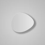 Bover Tria LED-Wandleuchte weiß, dimmbar mit Triac