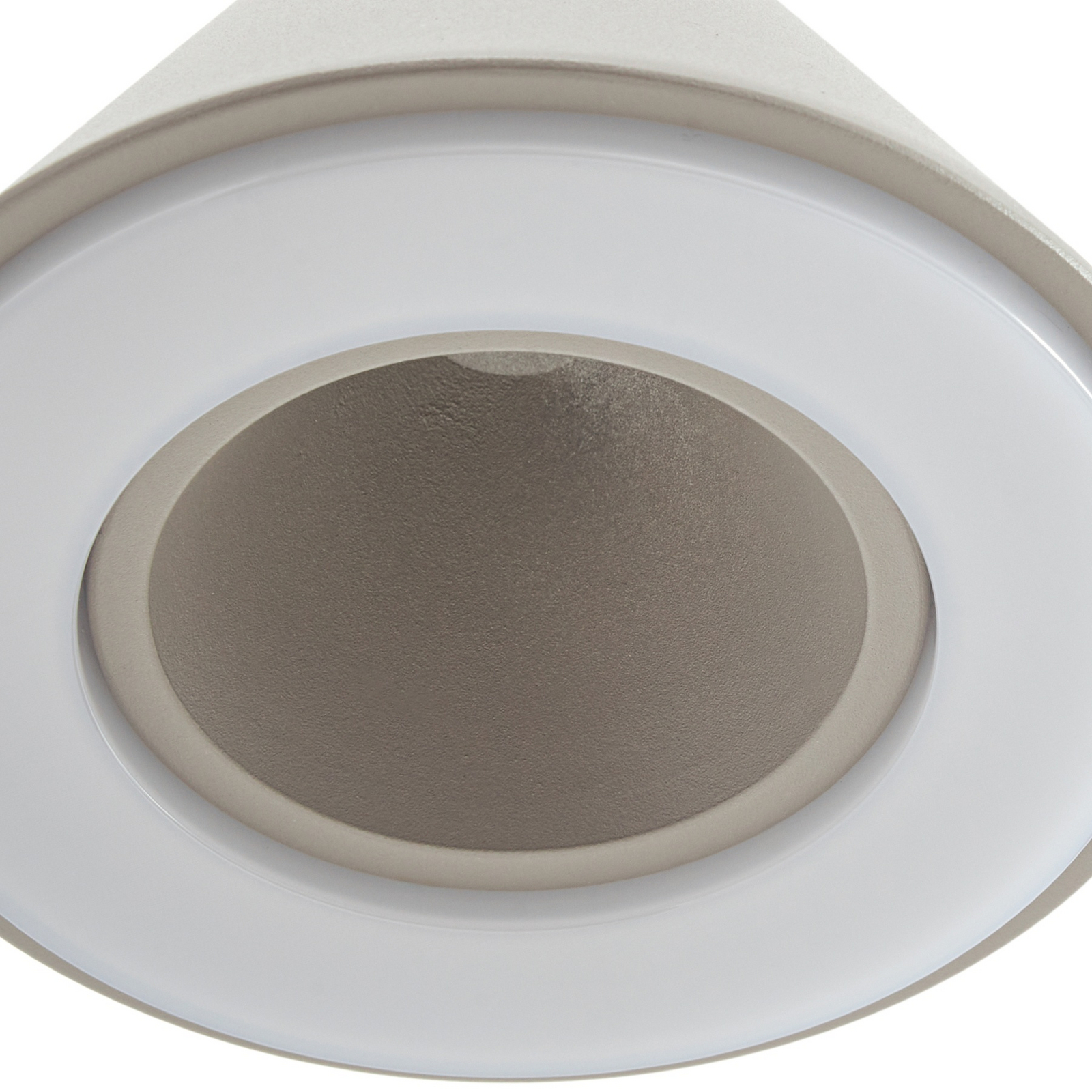 Lindby LED-stenna svetilka za zunanjo uporabo Soran, siva, kovina, IP44