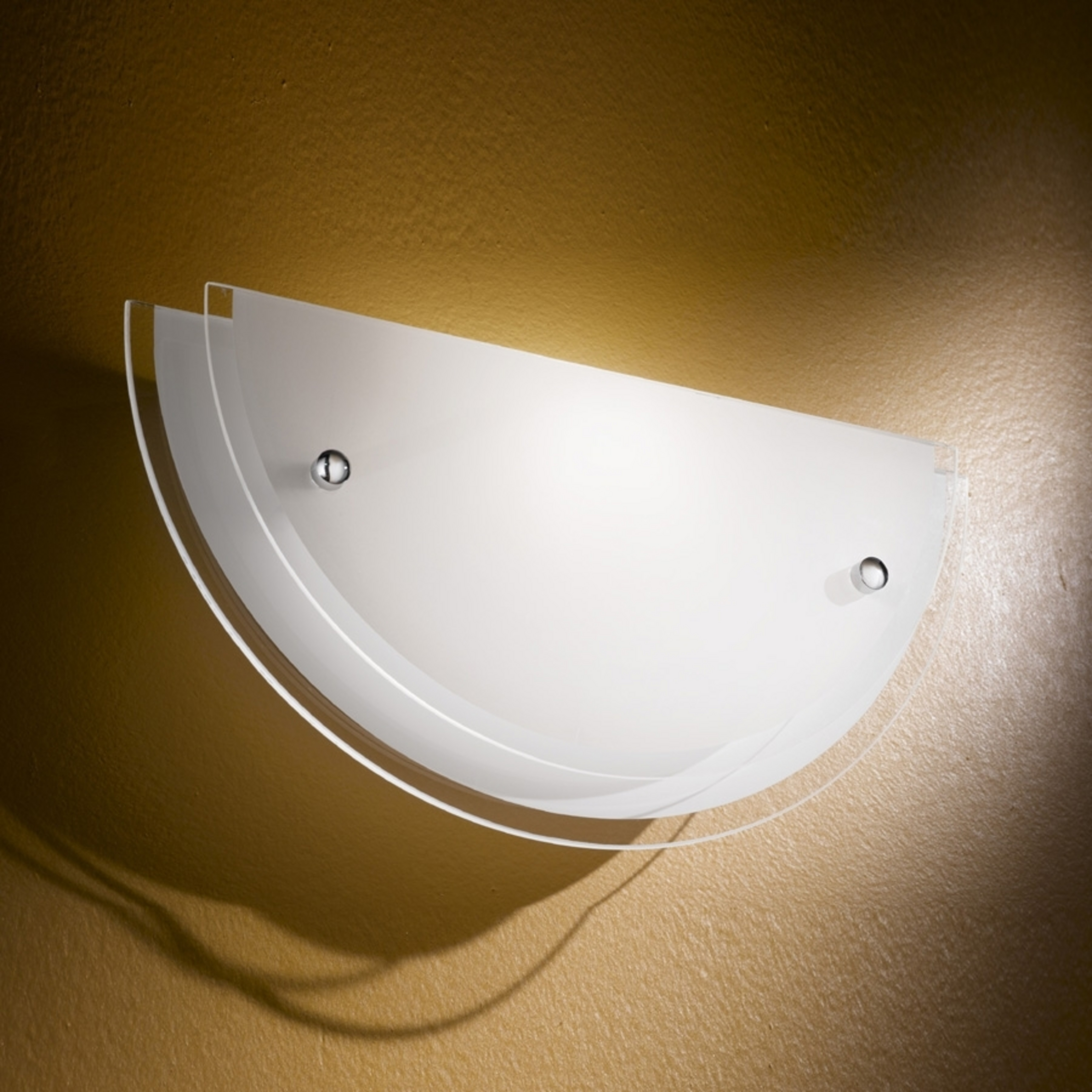 Applique en verre Hill au beau poli