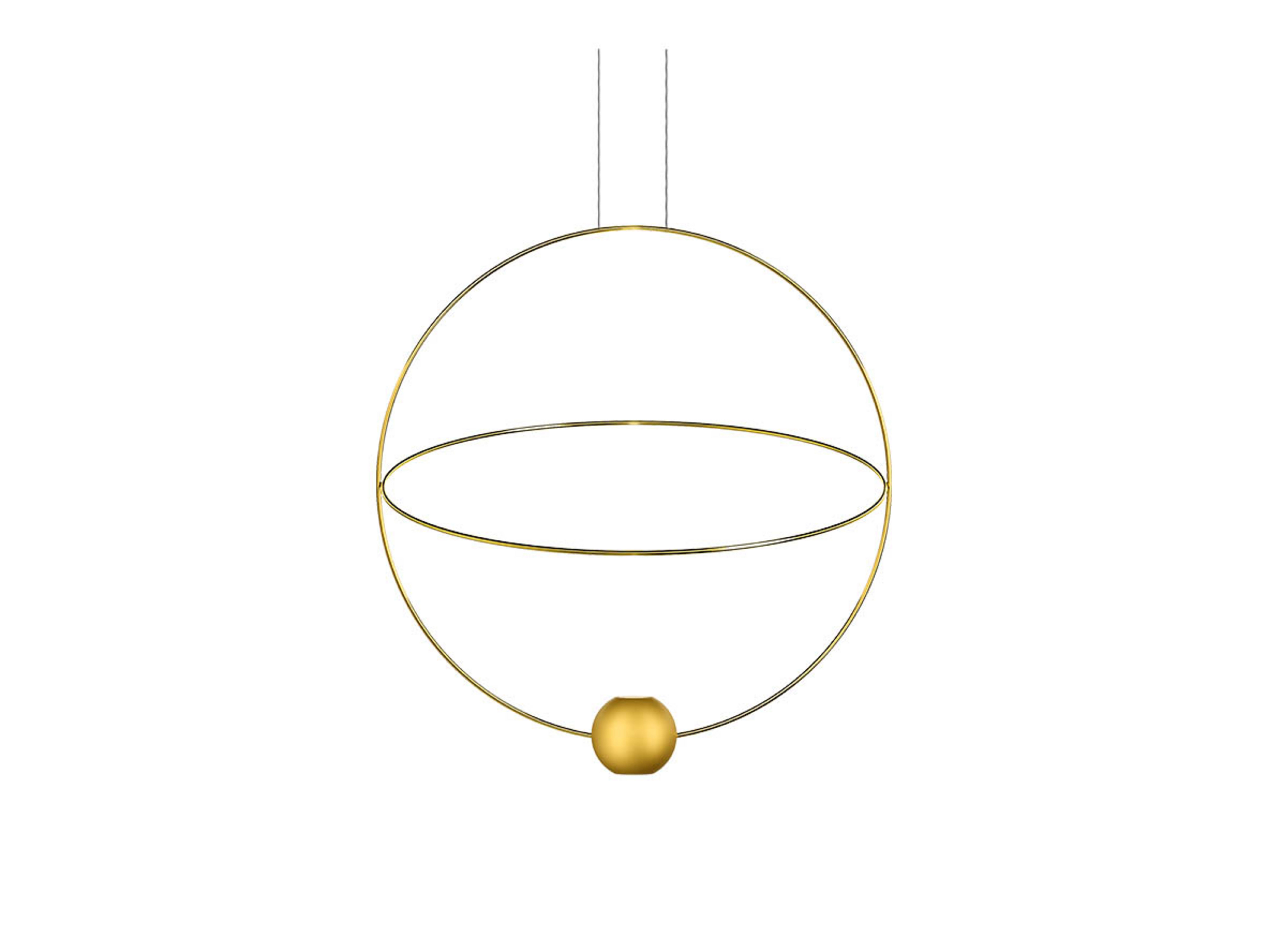 Elara Závěsná Lampa Medium 2700K Gold - Lodes