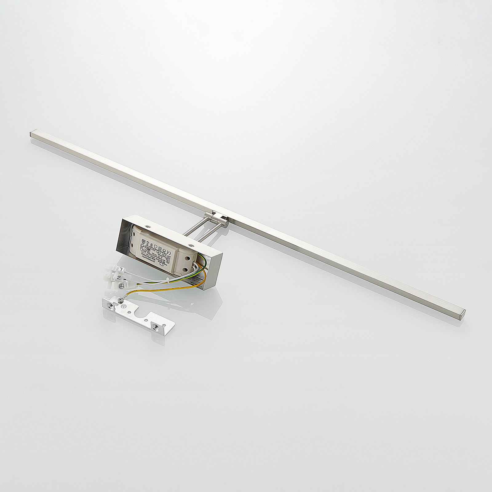 Lucande Thibaud LED kép világítás, nikkel, 83,4 cm
