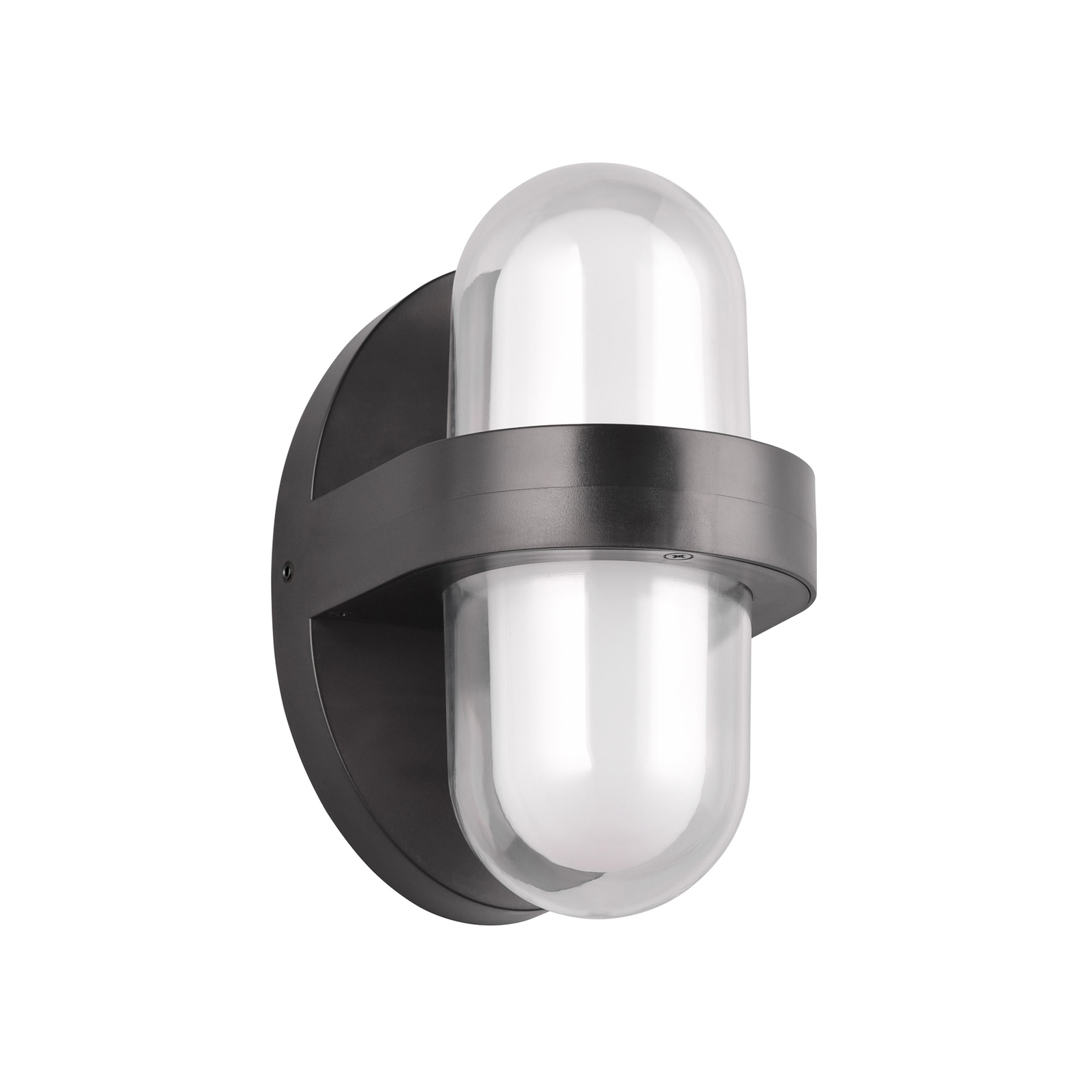 Vonkajšie nástenné LED svietidlo Limeira, okrúhle