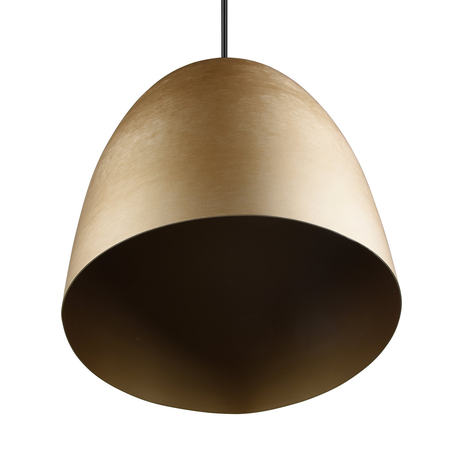 Pendant light Tilda, 1-bulb, brass, Ø 25 cm