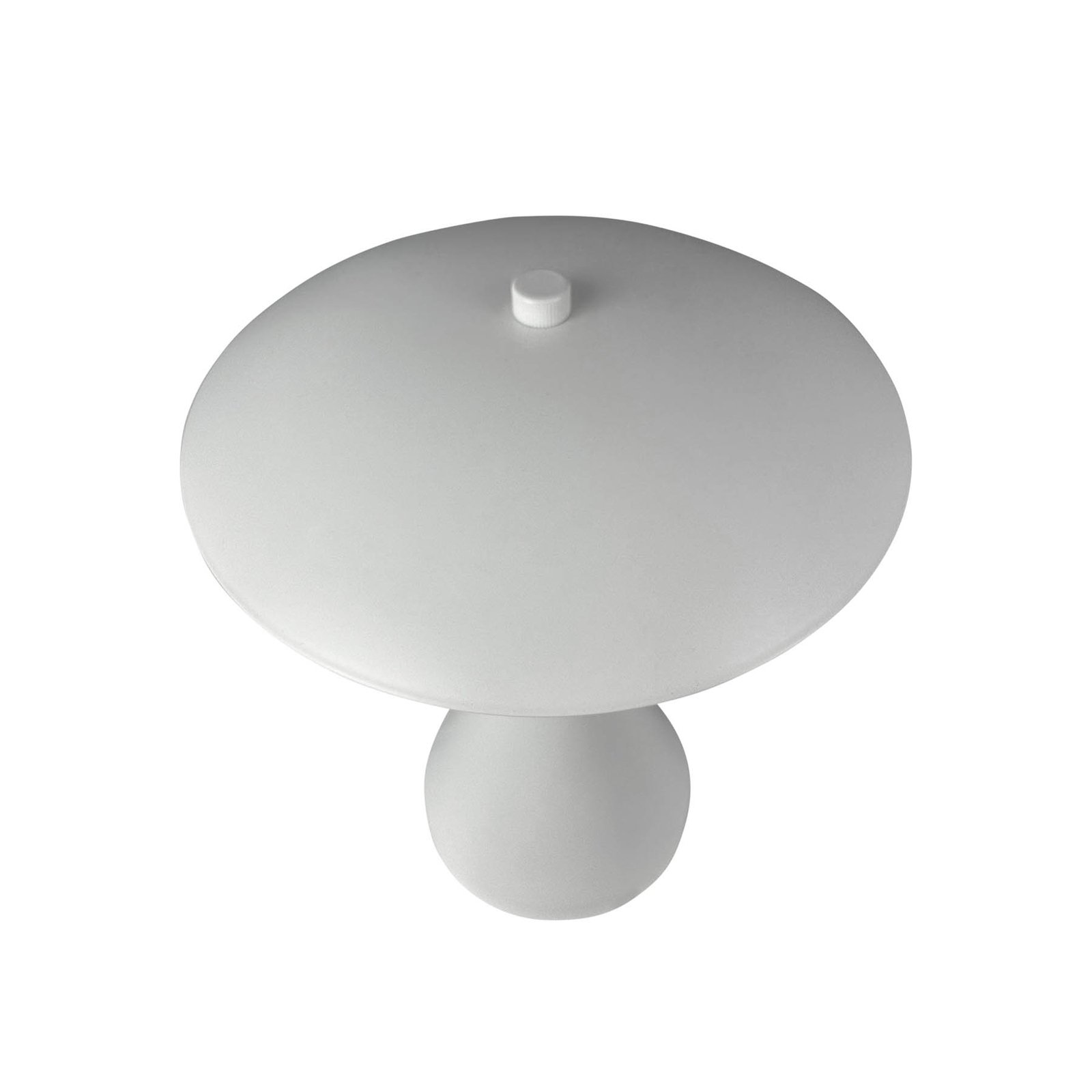 Dyberg Larsen LED table lamp Vienna, white, height 28 cm