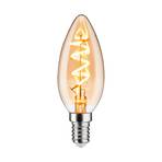 Paulmann LED žárovka-svíčka E14 4W 1 800K zlatá