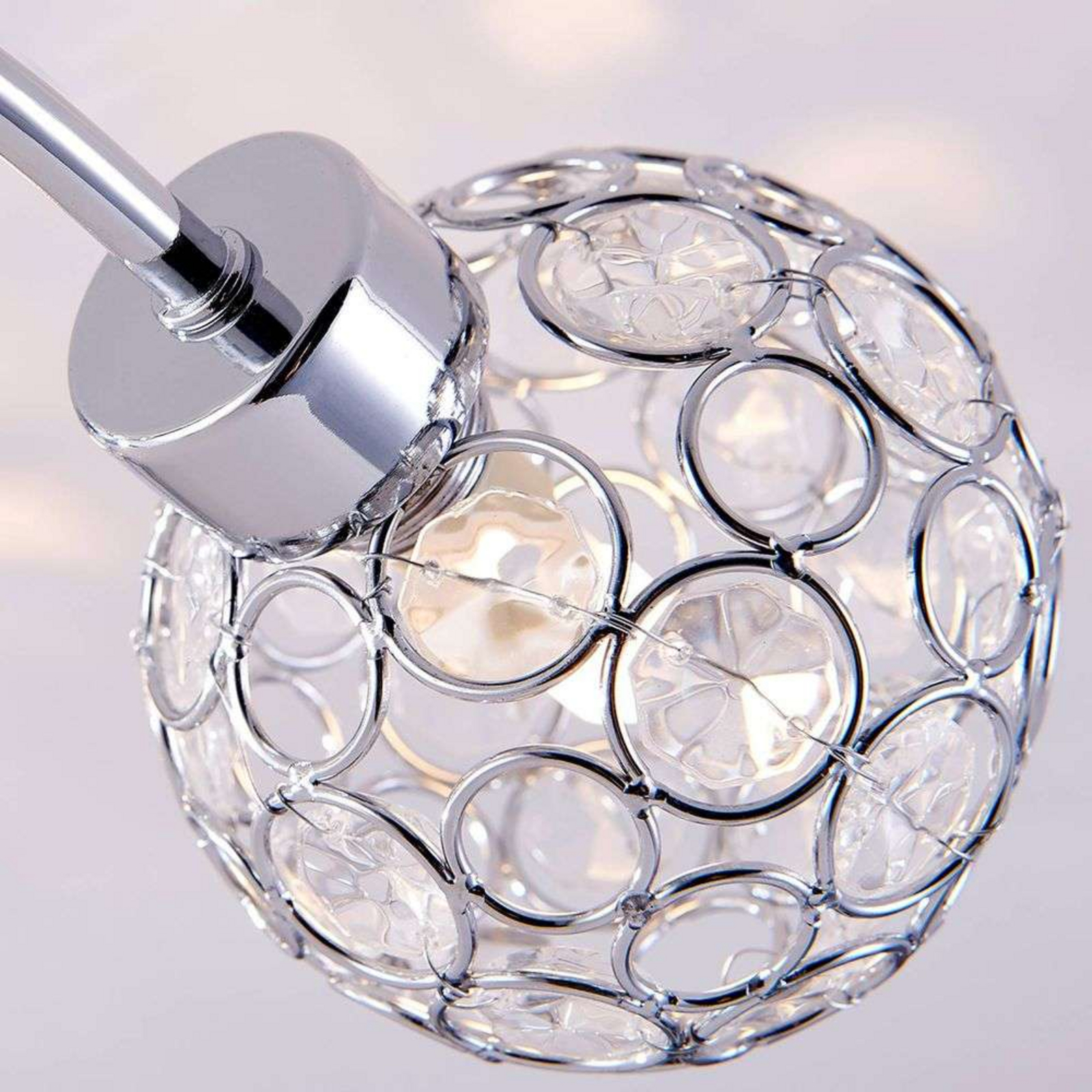 Tyron Deckenleuchte Chrome/Clear - Lindby