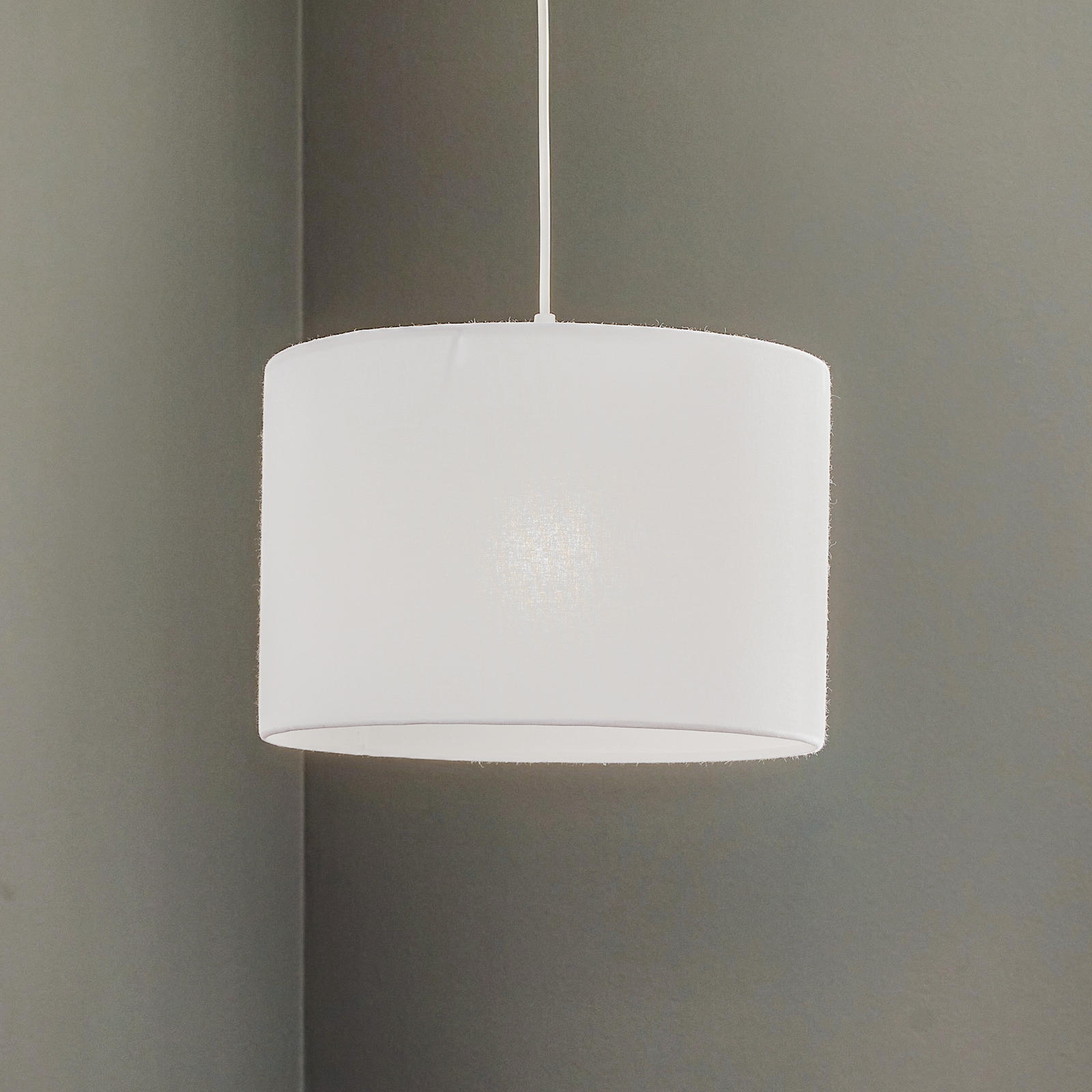 Rondo hængelampe, hvid, Ø 30 cm