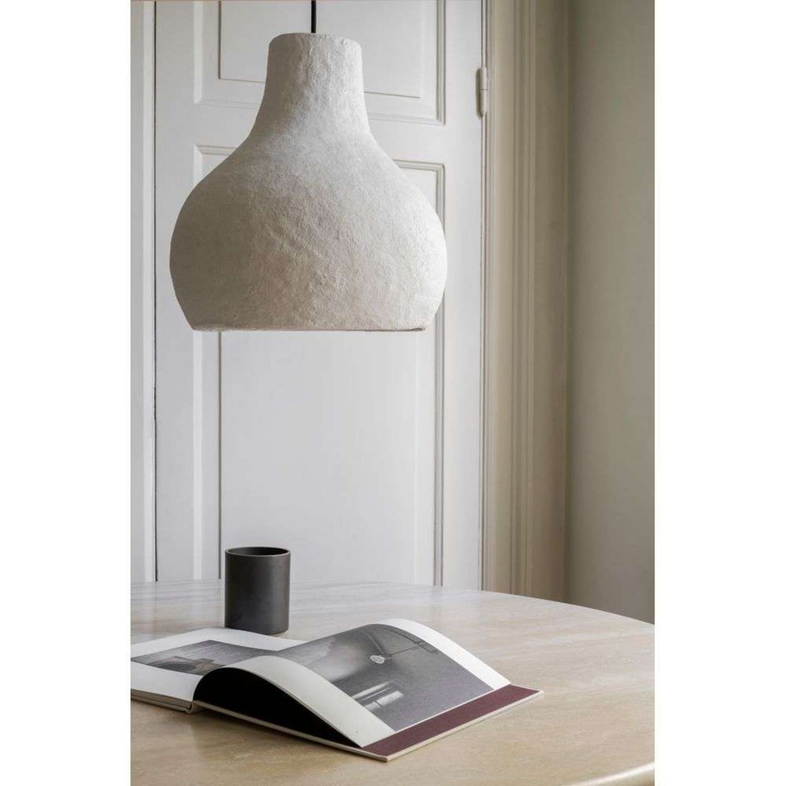 Krokus Pendelleuchte White Watt & Veke - Wohnzimmer - Skandinavisch - Stoff / Textil - Einflammig