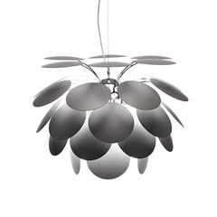 MARSET Discocó lámpara colgante Ø 35 cm gris mate