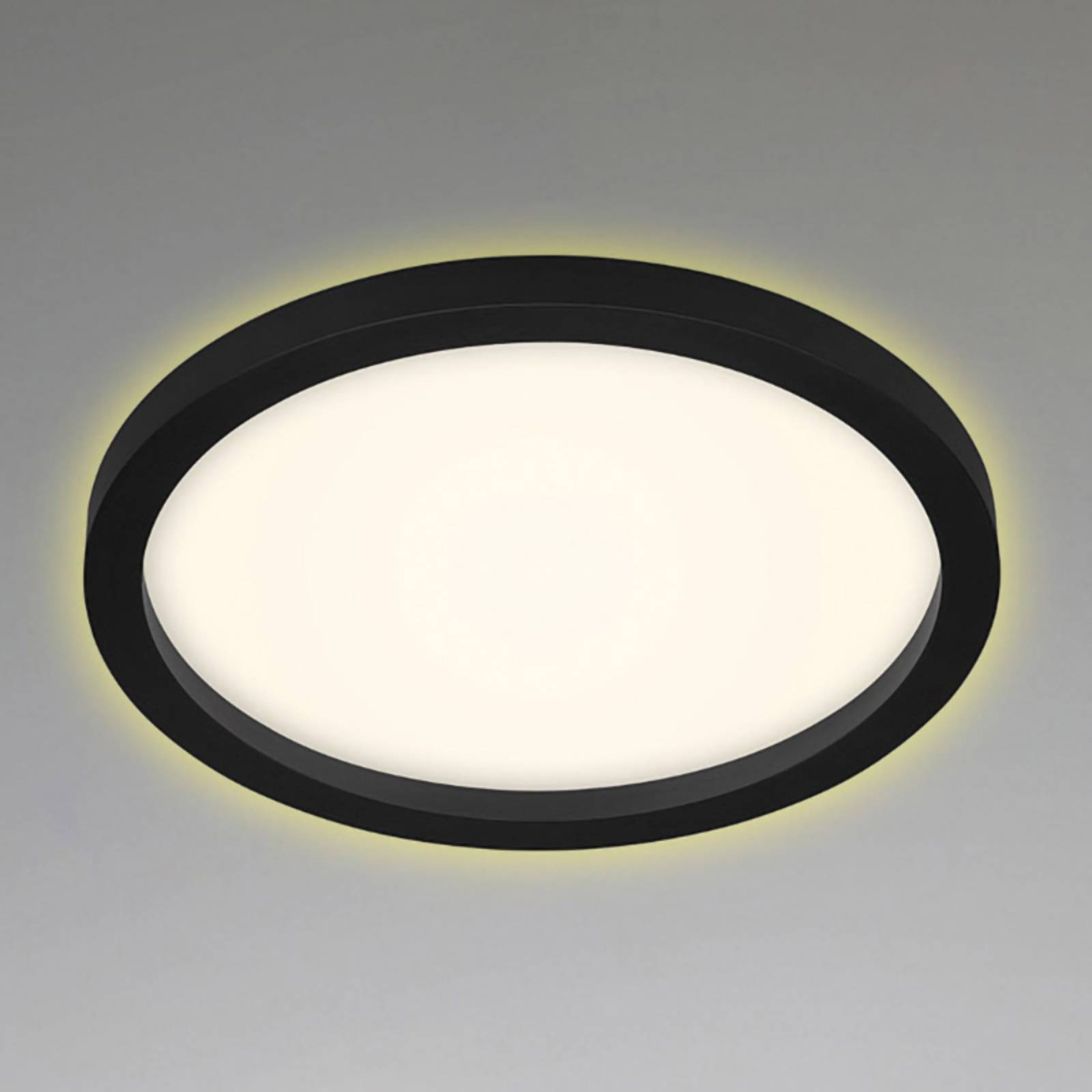 Lampa sufitowa LED 7361, Ø 29 cm, czarna