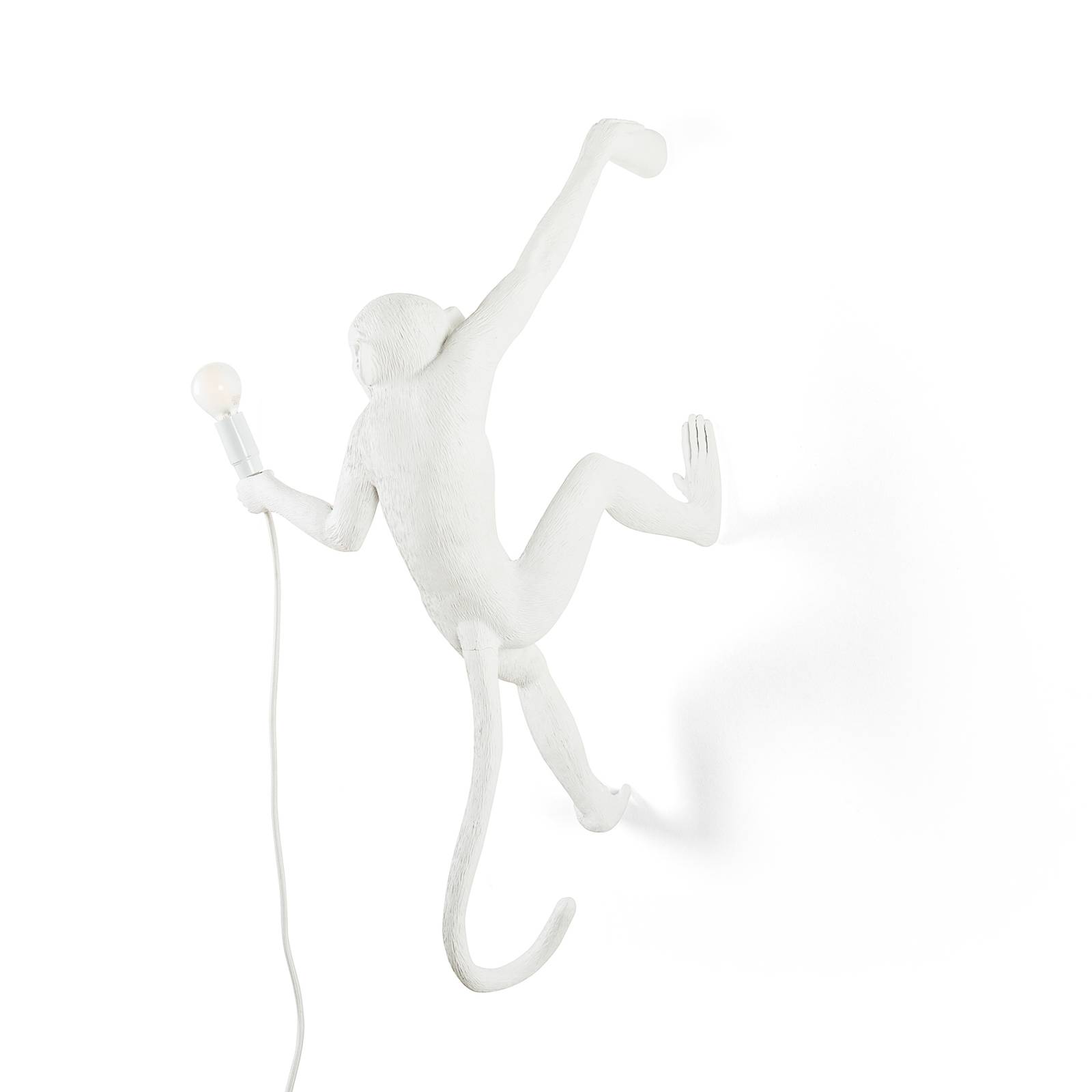 SELETTI Monkey Lamp LED-Deko-Wandlampe weiß rechts günstig online kaufen