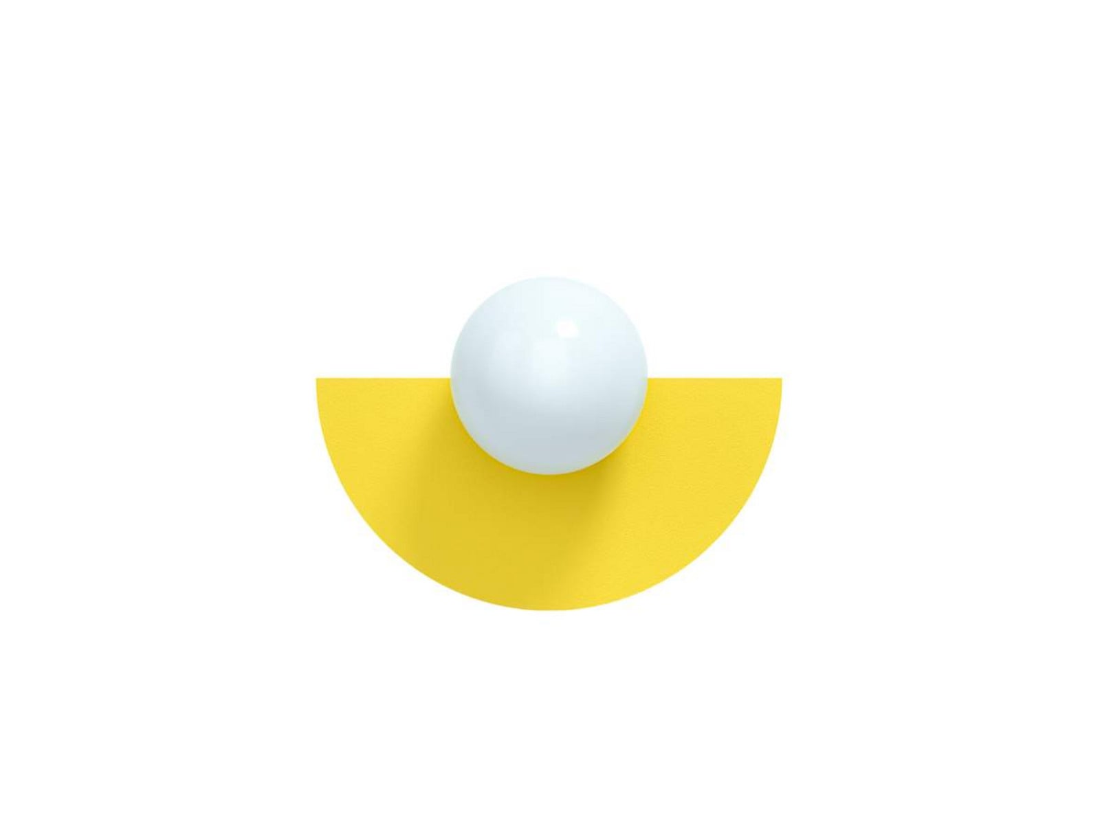 Candy Big Circle 180 S v&auml;gglampa, gul Swedish Ninja - Vardagsrum - Metall