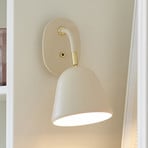 Wandlamp Fleur met mooie messingdetails