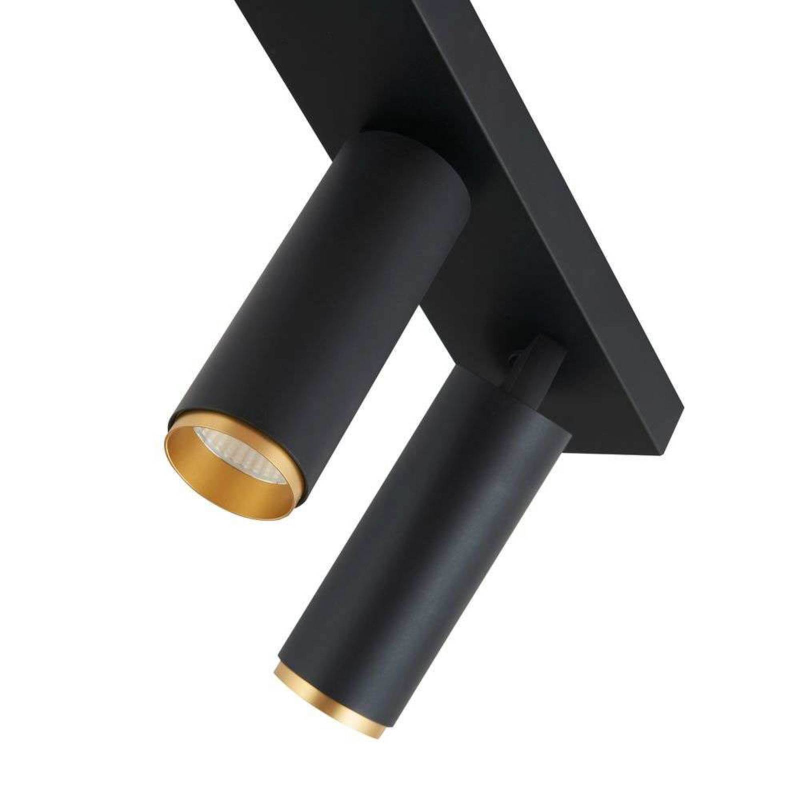 X-Beam Lampa Sufitowa Double Black Gold - Loom Design