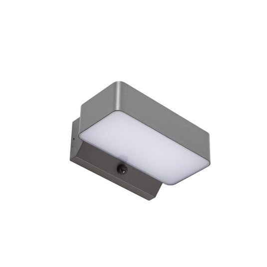 Fando LED outdoor wall light, anthracite, 22.5 cm, sensor, IP44 - Lindby