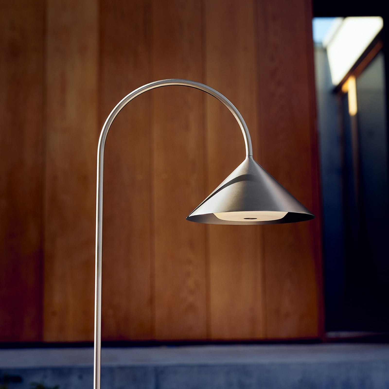 Grasp LED-Erdspießlampe, edelstahl, Höhe 82 cm, Metall FRANDSEN - Design - Einflammig