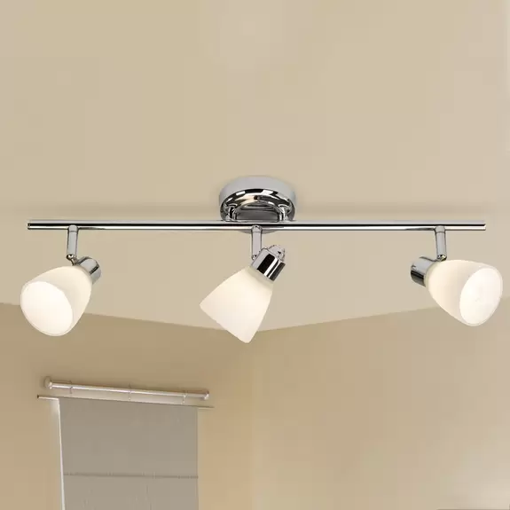 Lampenwelt Dreiflammige Deckenlampe Kensington mit IP44