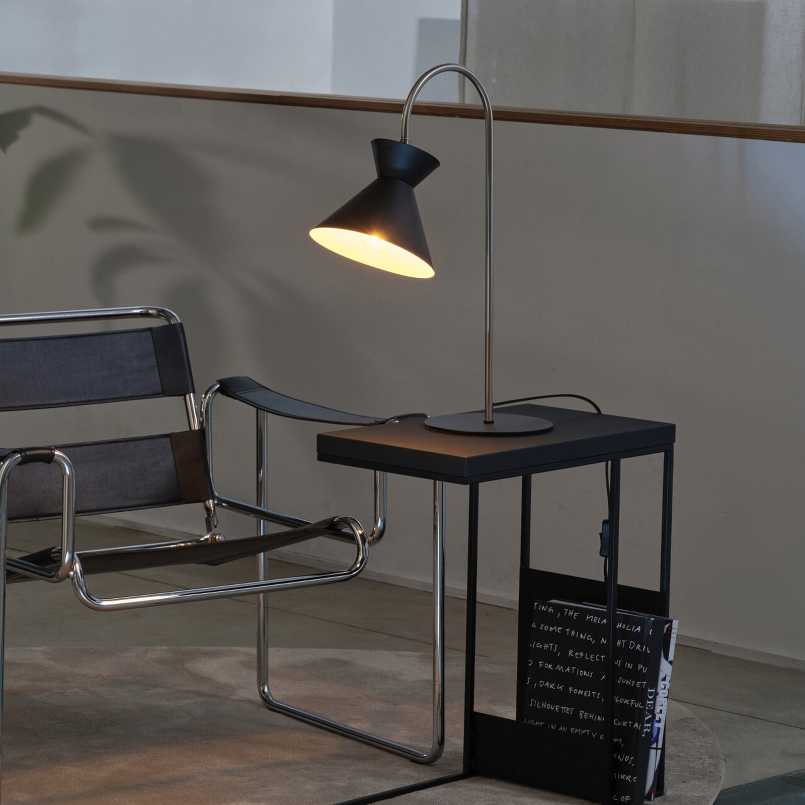 OSRAM bordlampe Decor Waist, stål, svart, E27